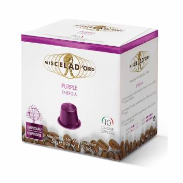 Image of item: PURPLE Nespresso Compatible Pods [10/box] - Best Before 12/14/23