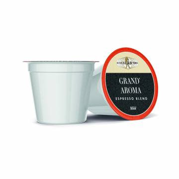 Image of item: Grand'Aroma Mild Espresso Blend K-Cup Compatible Pods [12/box] - Best Before 2/27/24