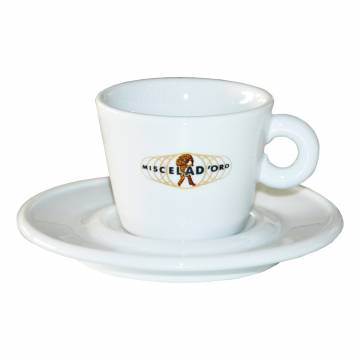 Image of item: Miscela d'Oro Latte Cups w/ Saucers [6/set]